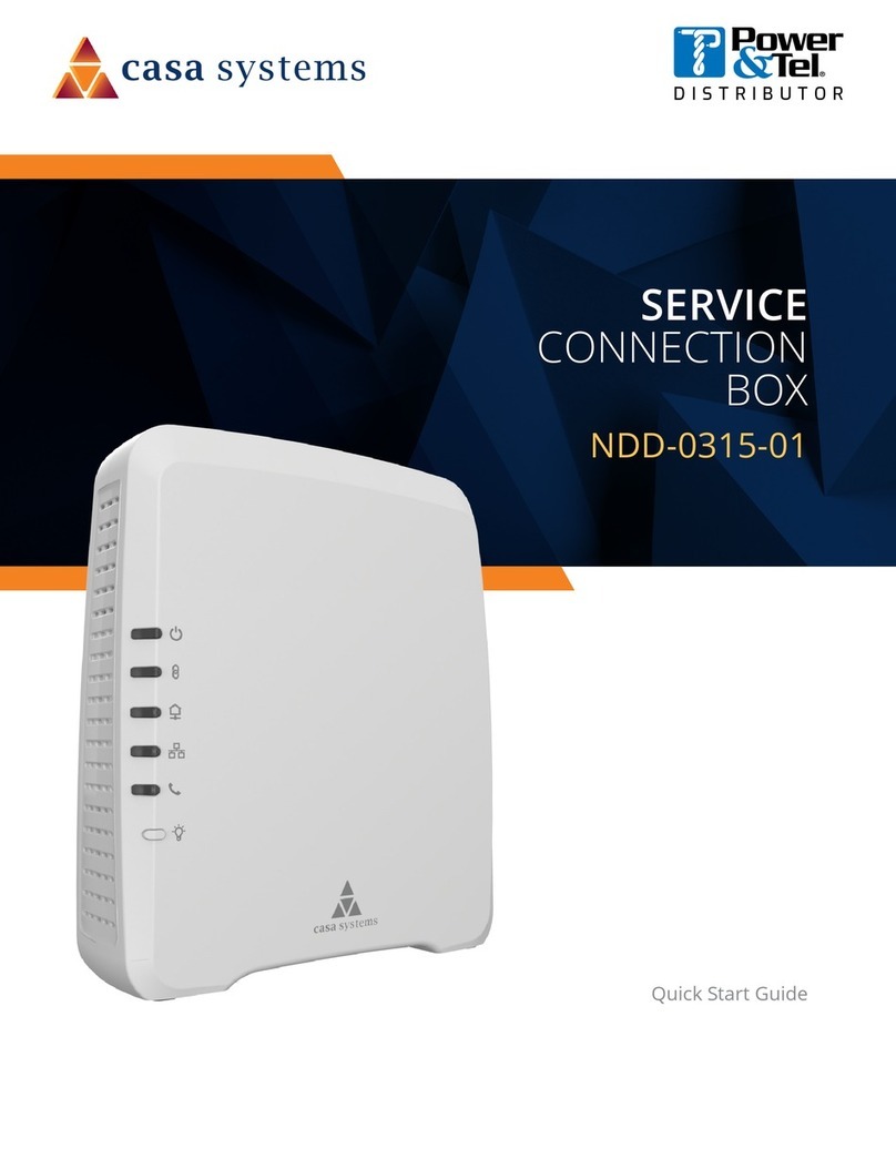 Casa Systems NDD-0315-01 User manual