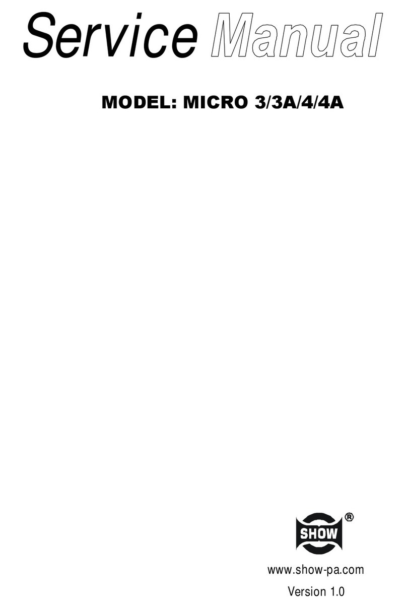 Show MICRO 3 Service manual