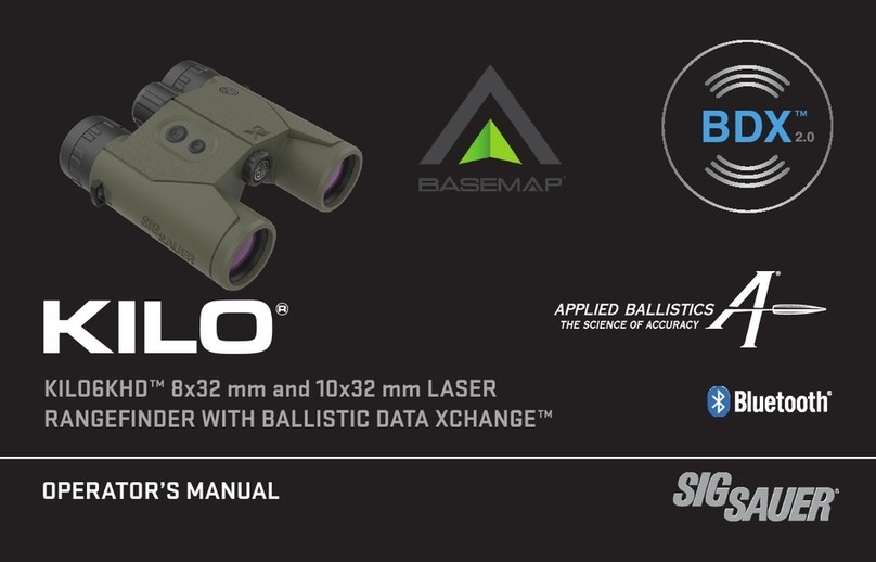 Sig Sauer BASEMAP KILO KILO6KHD Operator's manual