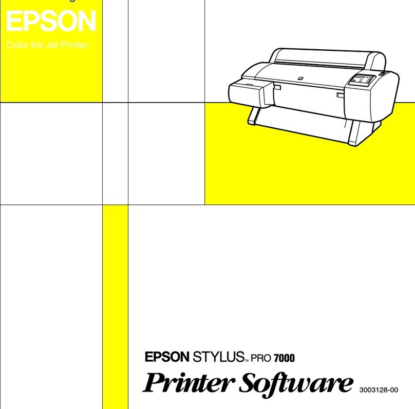 Epson Stylus Pro 7000 Series User manual