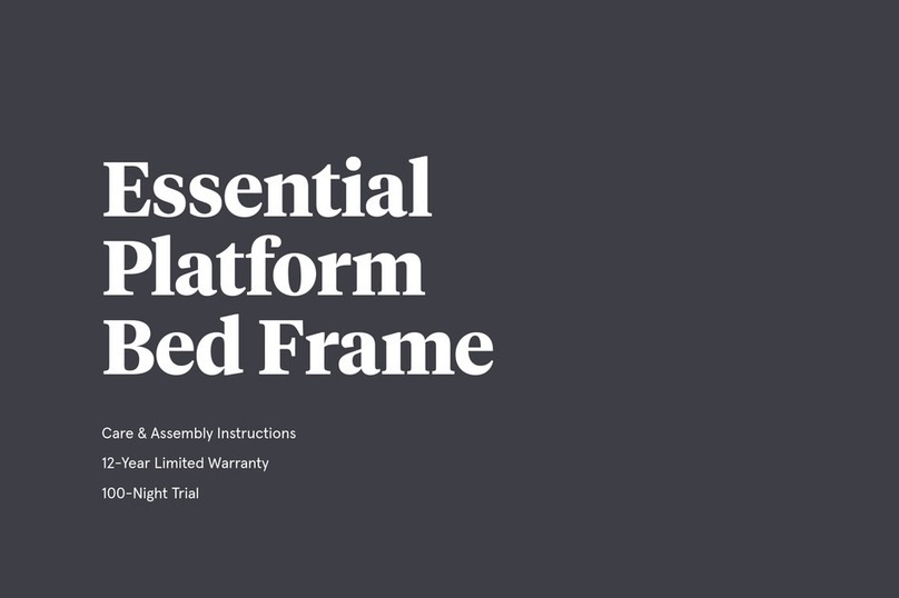 Tuft & Needle Essential Platform Bed Frame User manual