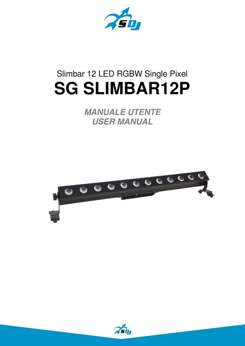 SDJ SG SLIMBAR12P user manual