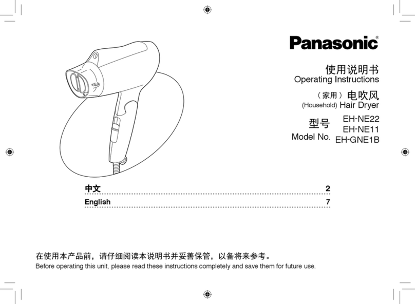 Panasonic EH-GNE1B operating instructions