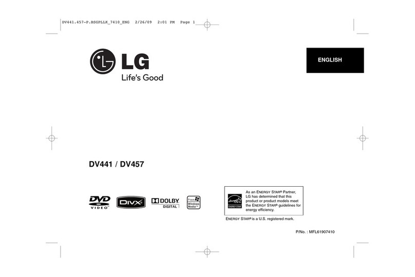 LG DV457-P User manual