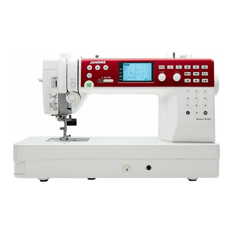 Janome Memory Craft 6650 User manual