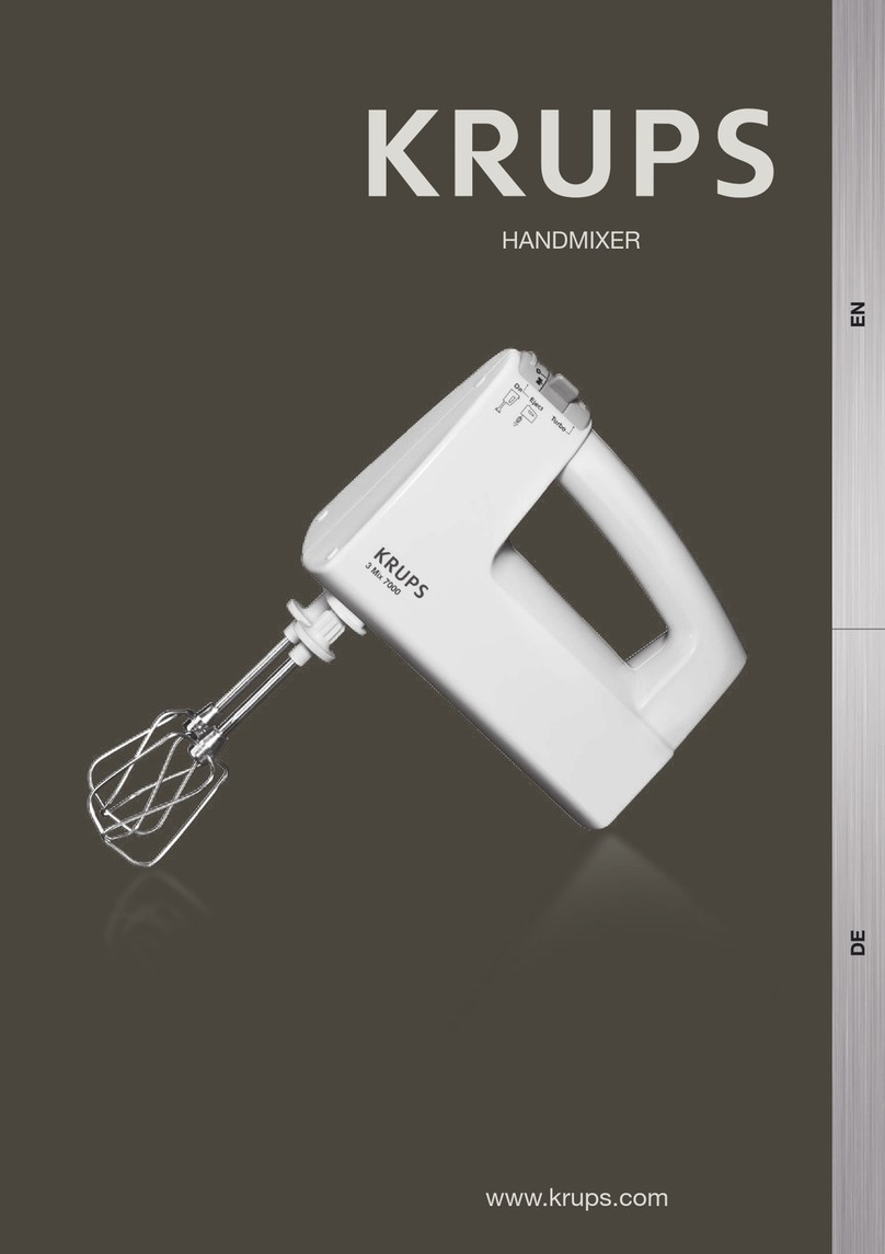 Krups F6080133 quick start guide
