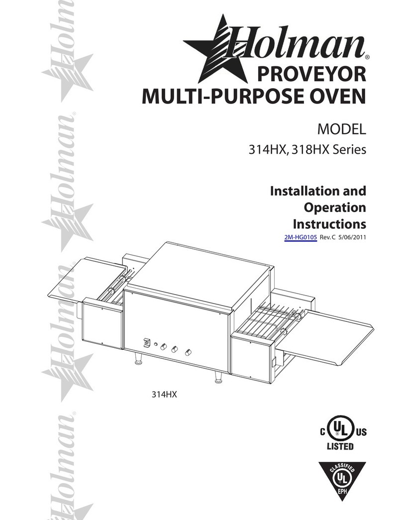 Holman 318HX Series Assembly, installation and operation instructions