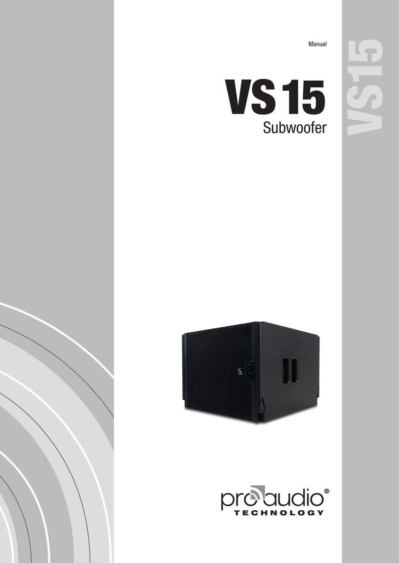 ProAudio Technology VS15 manual