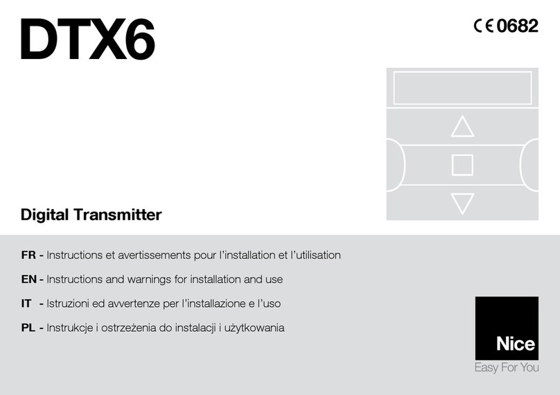 Nice DTX6 Technical specifications