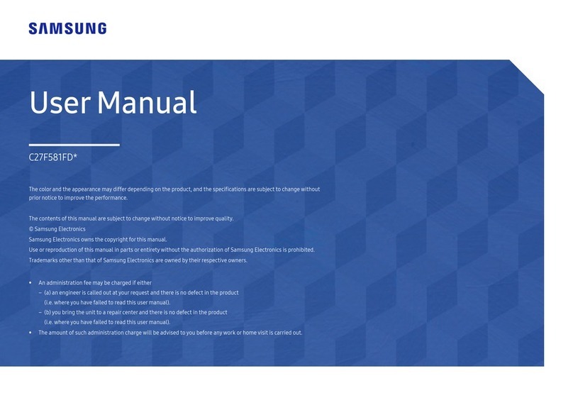 Samsung LC27F581FDUXEN User manual