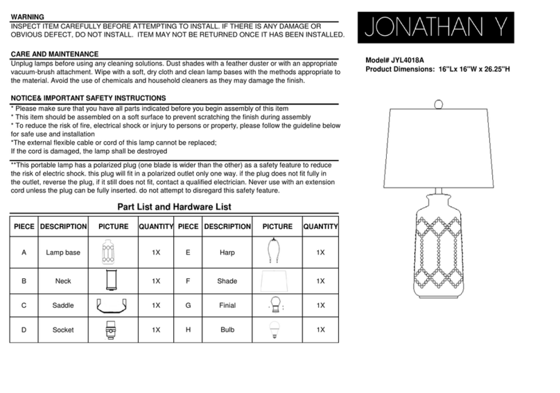 JONATHAN Y JYL4018A User manual