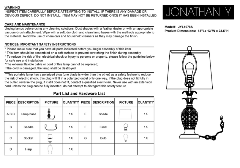 JONATHAN Y JYL1078A User manual
