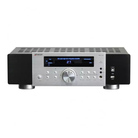 Advance acoustic MAX-250 quick start