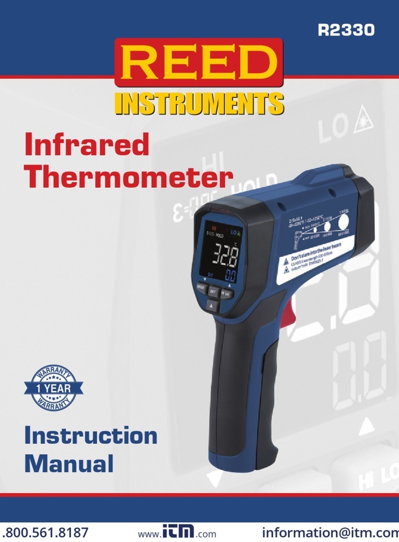 Reed Instruments R2330-NIST instruction manual
