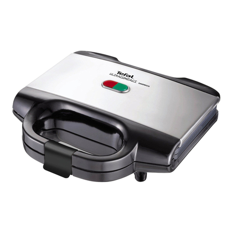 TEFAL Ultracompact Sandwich SM155283 User manual TEFAL Ultracompact Sandwich SM155283 User manual