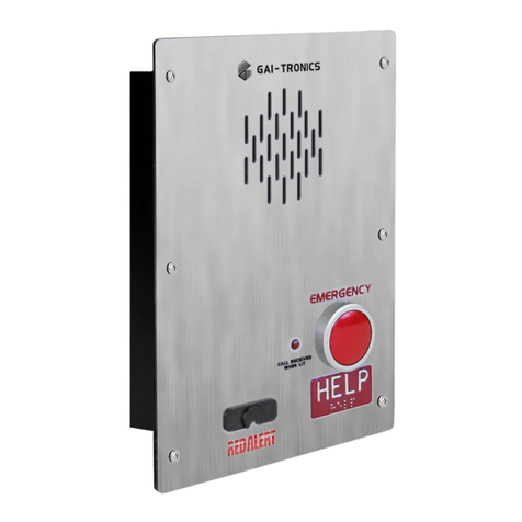 Hubbell GAI-Tronics RED ALERT 397-700CB manual