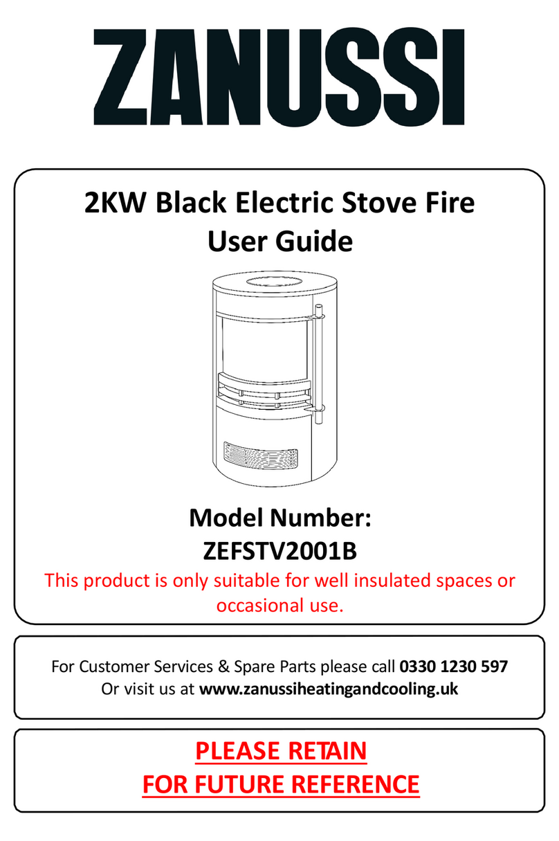 Zanussi ZEFSTV2001B user guide