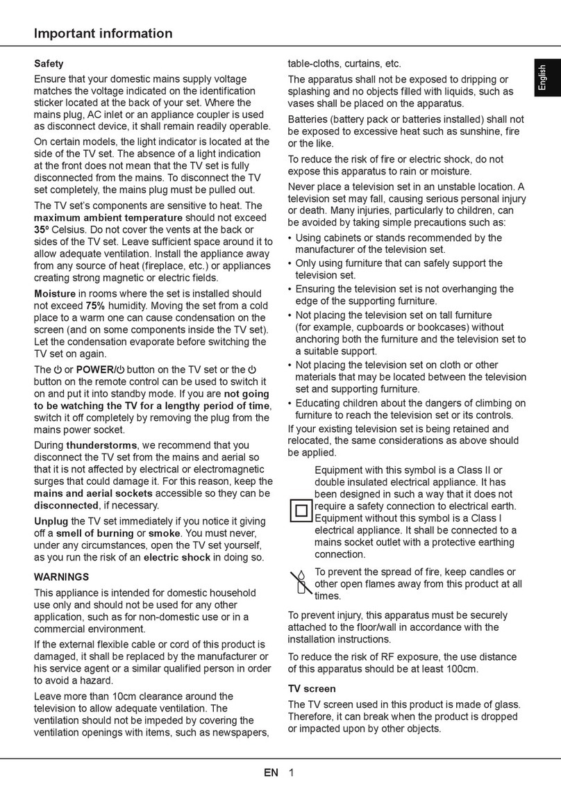 THOMSON 50UD6306 User manual
