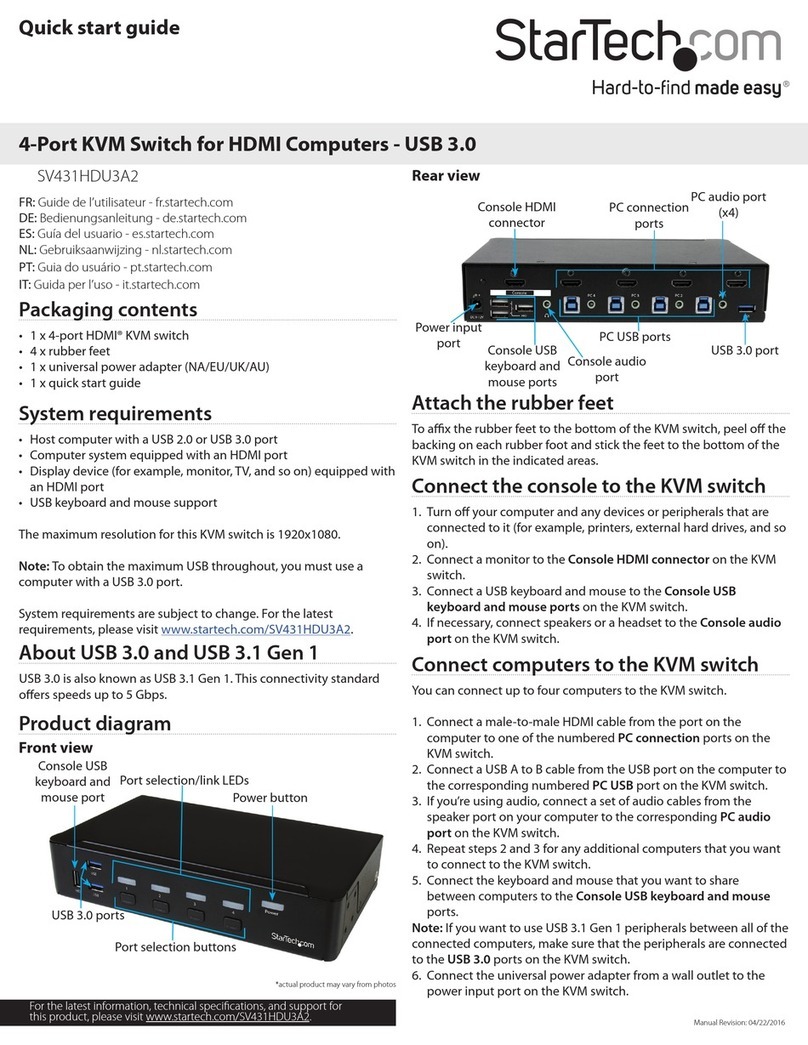 StarTech.com SV431HDU3A2 quick start guide