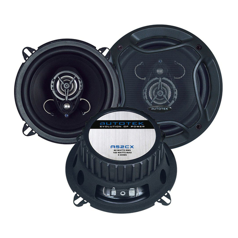 Autotek Street Machine A62CX installation guide
