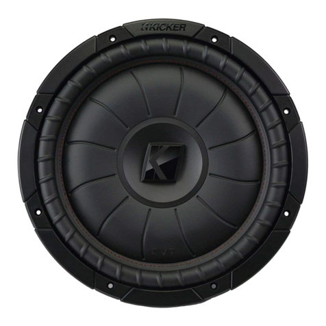 Kicker COMPVT CVT102 User manual