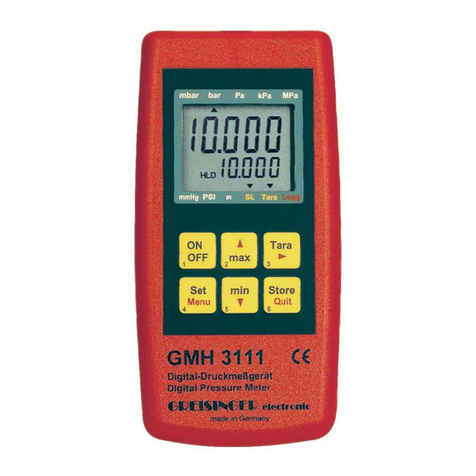 GREISINGER GMH3110 User manual
