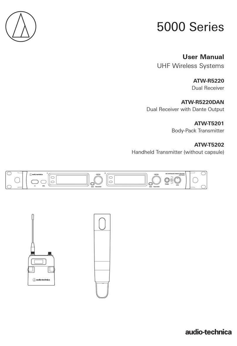 Audio Technica 5000 Series User manual