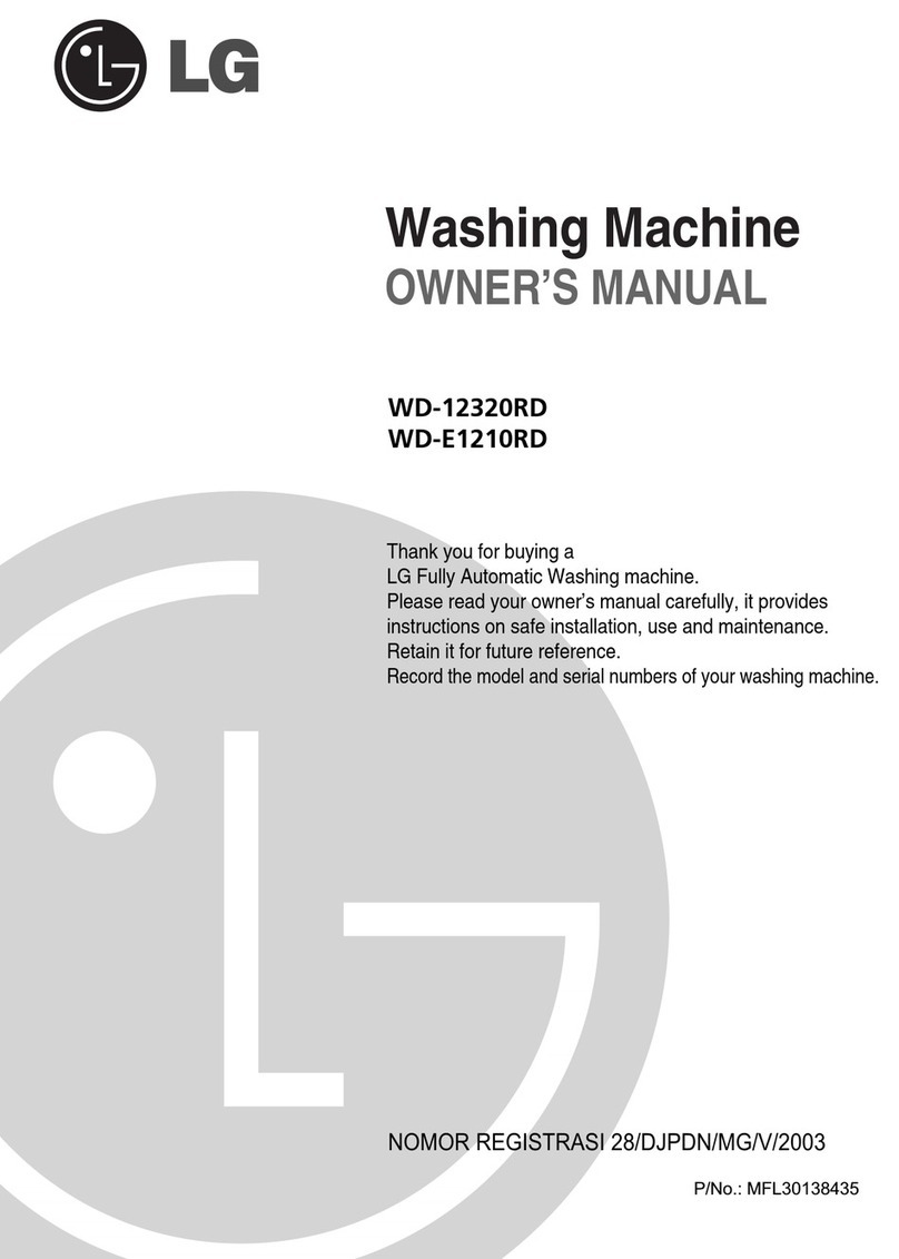 LG WD-E1210RD owner's manual