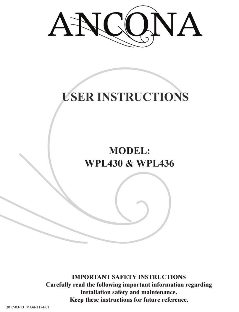 Ancona WPL436 User manual