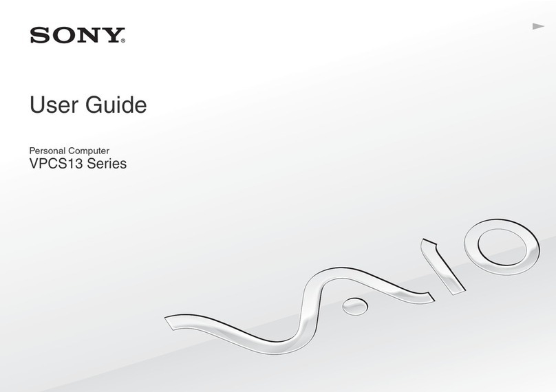 Sony VAIO VPCS13 User manual