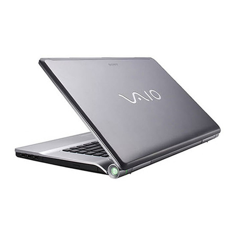 Sony VAIO VGN-FW Series Operating instructions