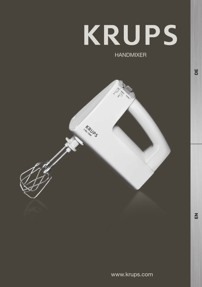Krups F6085811 User manual Krups F6085811 User manual
