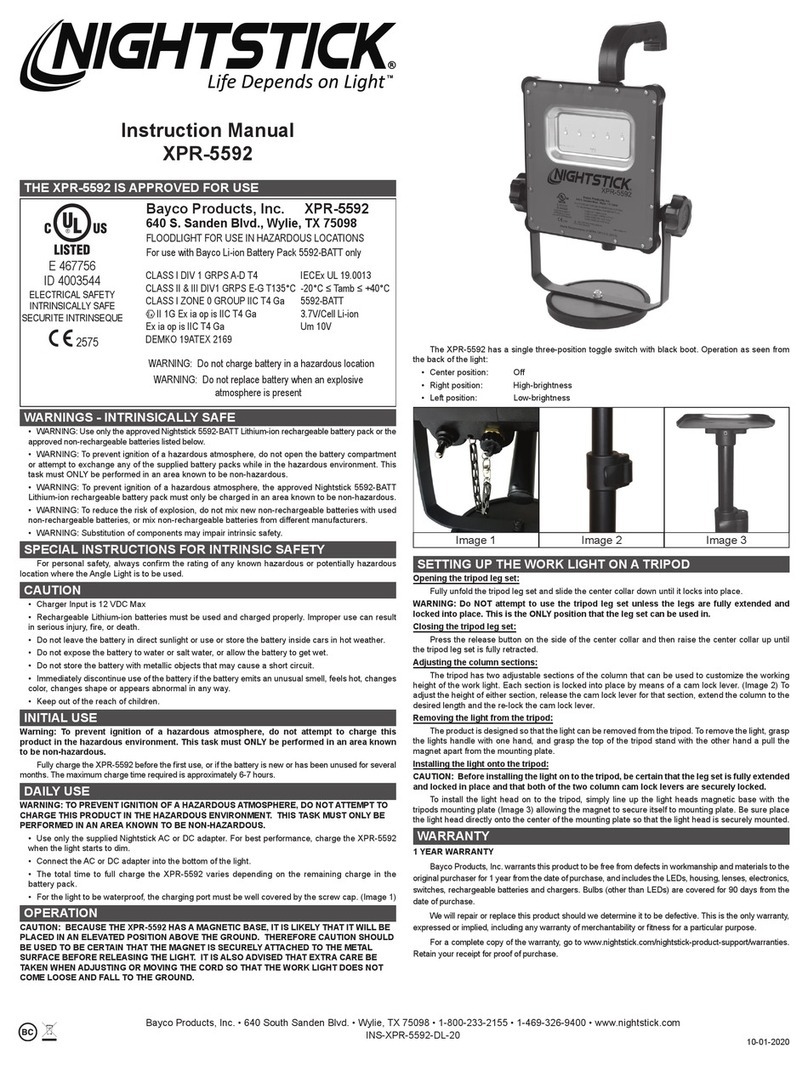 Bayco Products NightStick XPR-5592 instruction manual