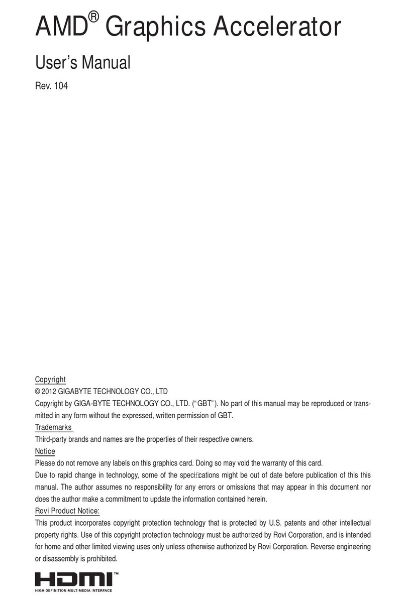 GIGA-BYTE TECHNOLOGY AMD GV-R939XG1 user manual