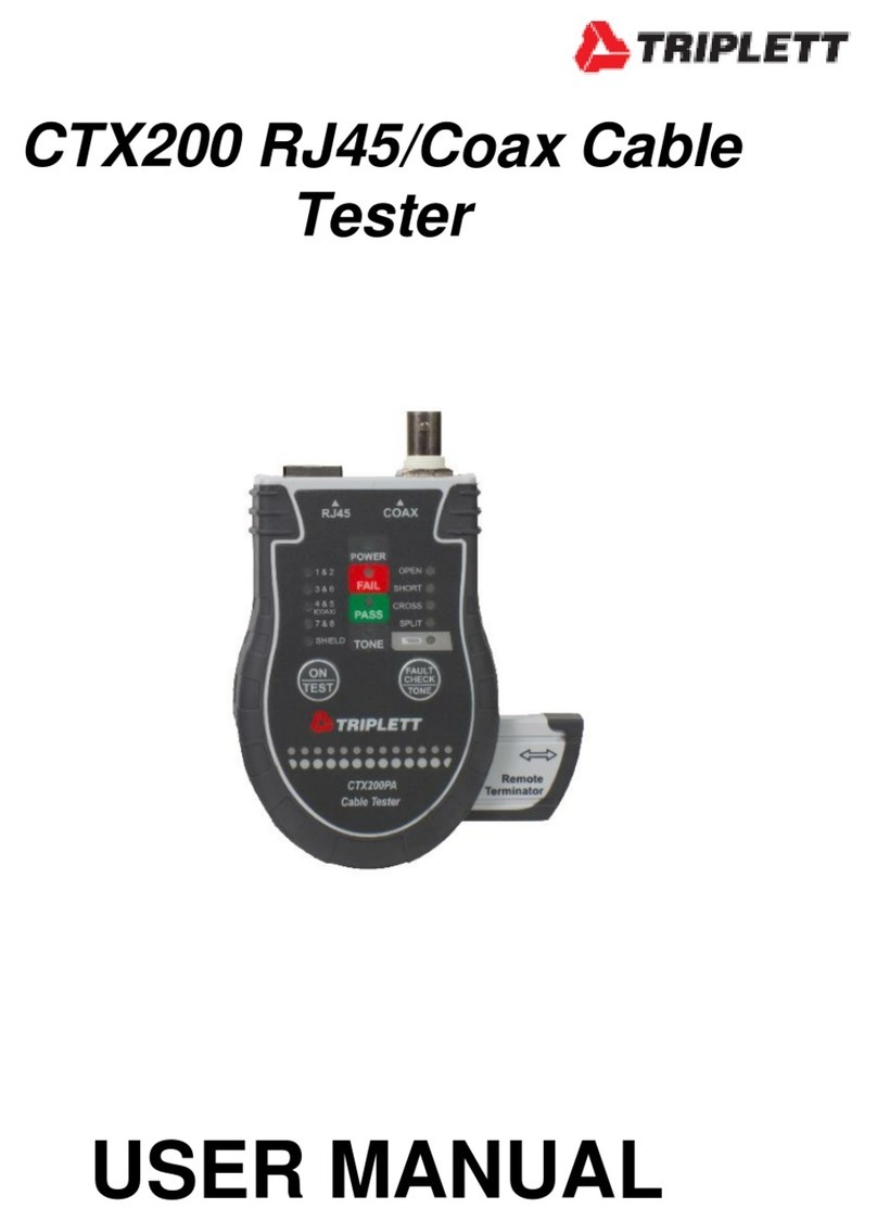 Triplett CTX200PA user manual