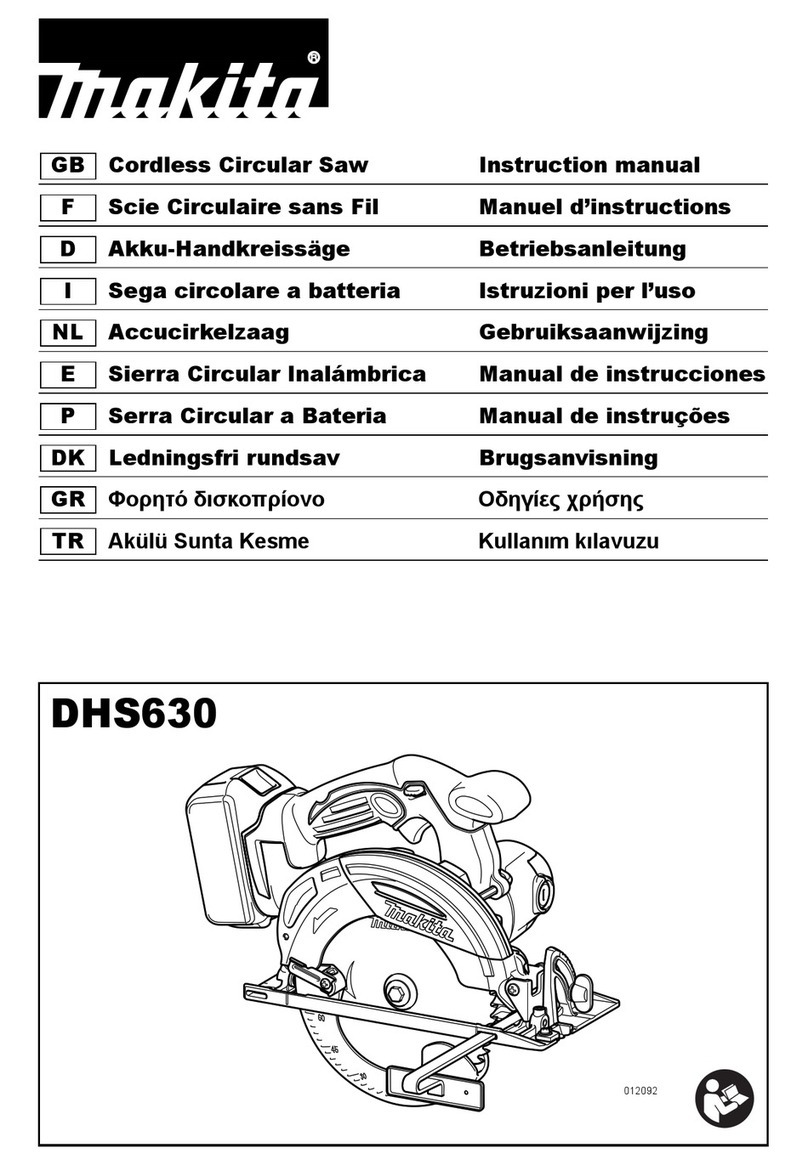 Makita DHS630RFJ instruction manual