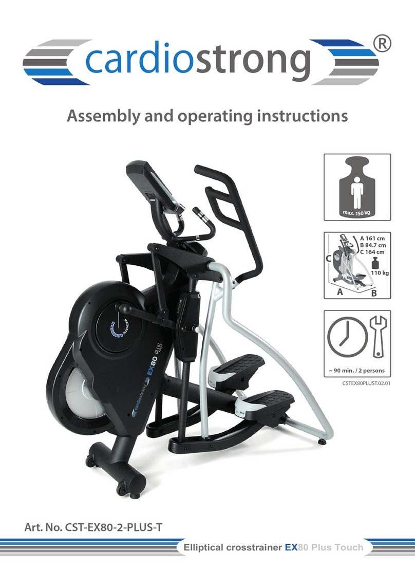 CARDIOSTRONG EX80 Plus Touch User manual