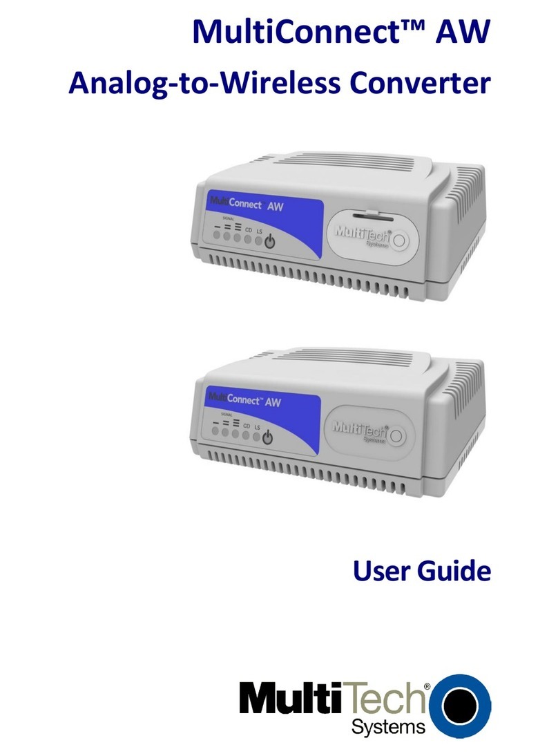 Multitech MultiConnect MT200A2W-H5-EU user guide