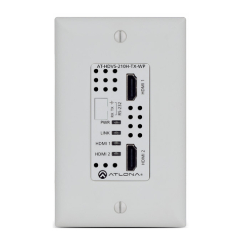 Panduit Atlona AT-HDVS-210H-TX-WP User manual