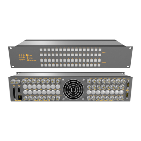 Matrix Switch Corporation MSC-2HD0832L User manual