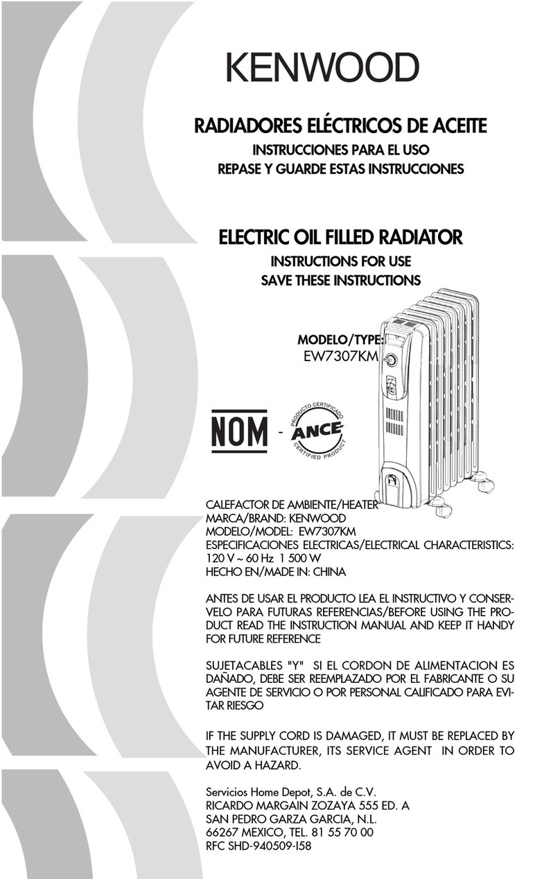 Kenwood EW7307KM Instructions for use