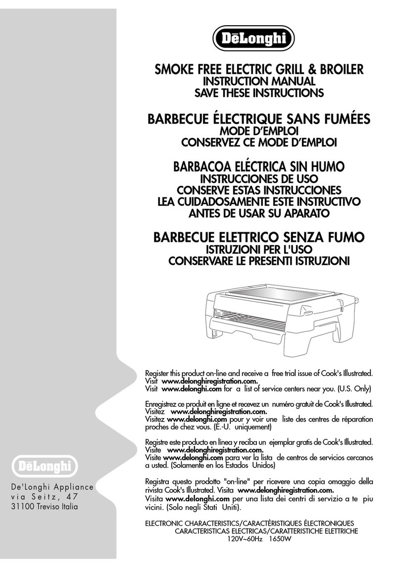 DeLonghi CG104 instruction manual