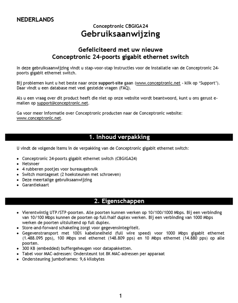 Conceptronic CBGIGA24 User manual Conceptronic CBGIGA24 User manual
