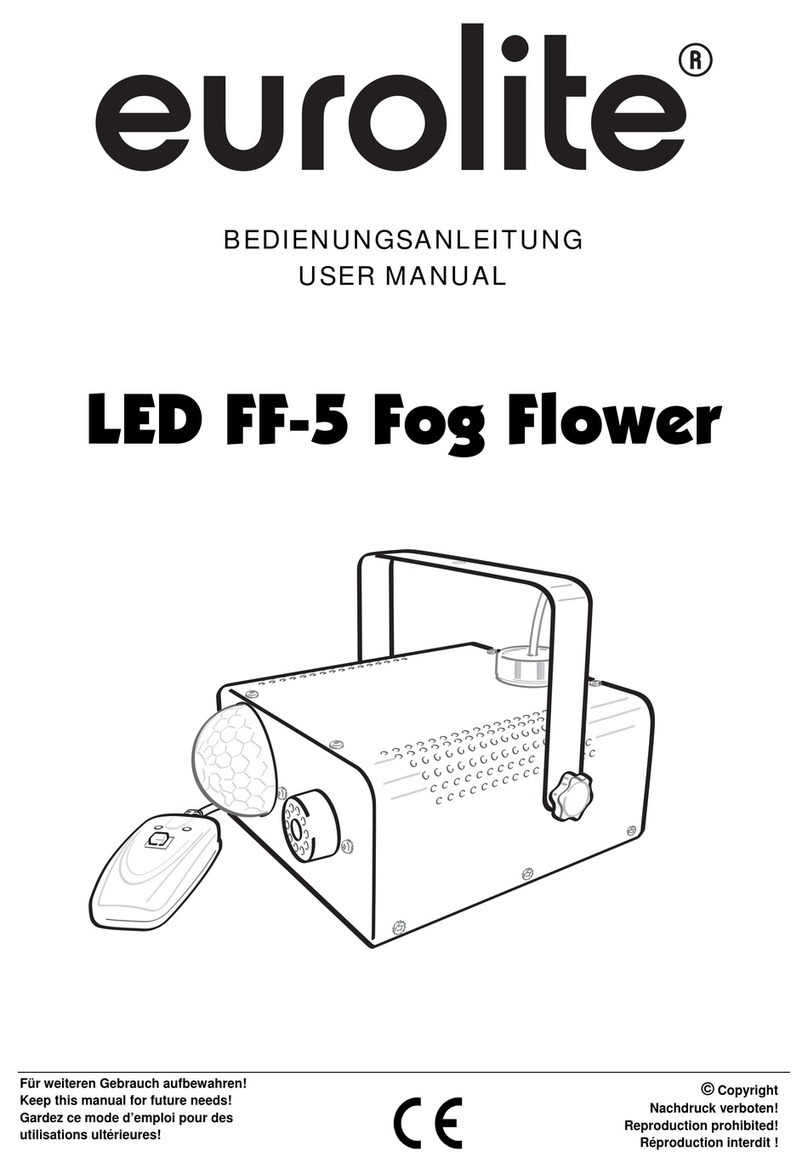 EuroLite Fog Flower LED FF-5 user manual