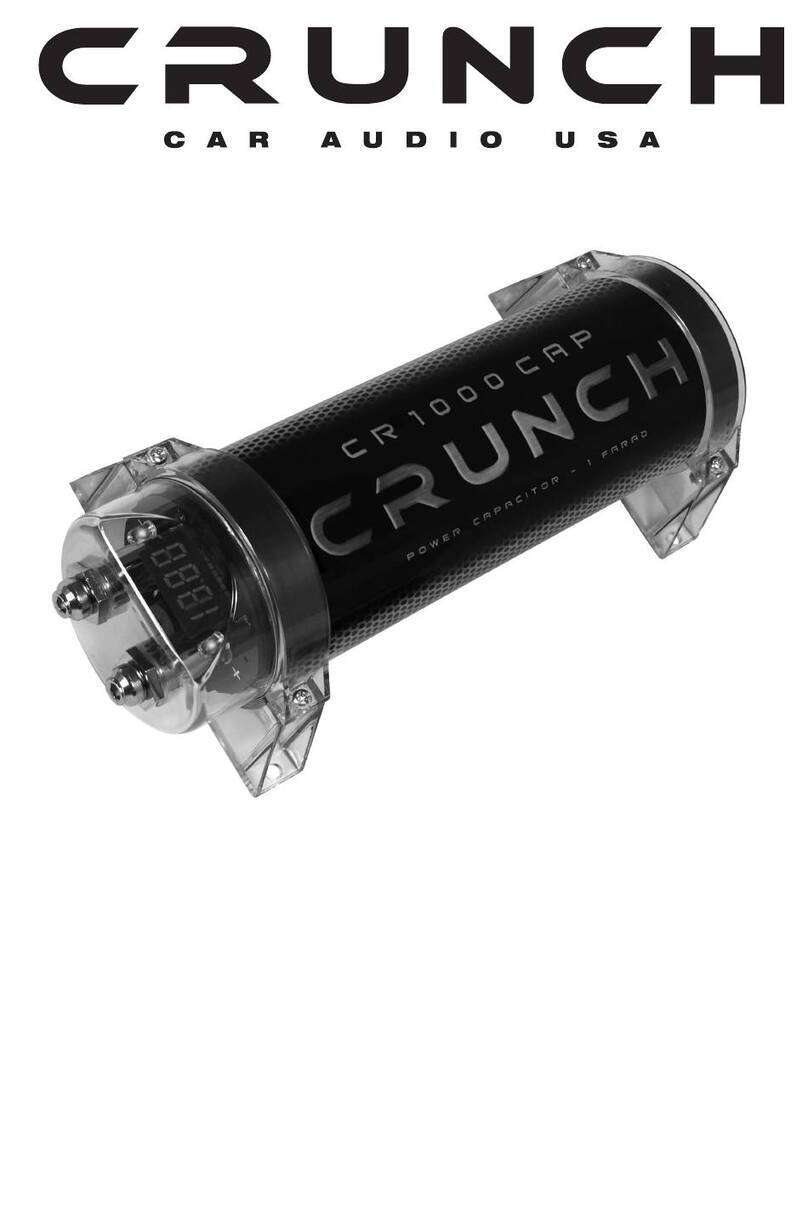 Crunch CR1000CAP User manual