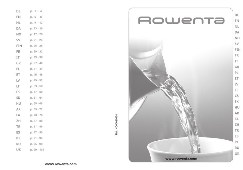 Rowenta BV200041 manual
