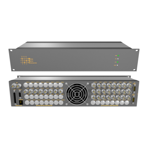 Matrix Switch Corporation MSC-2HD2408S User manual