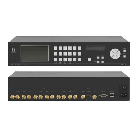 Kramer MV-6-MD User manual