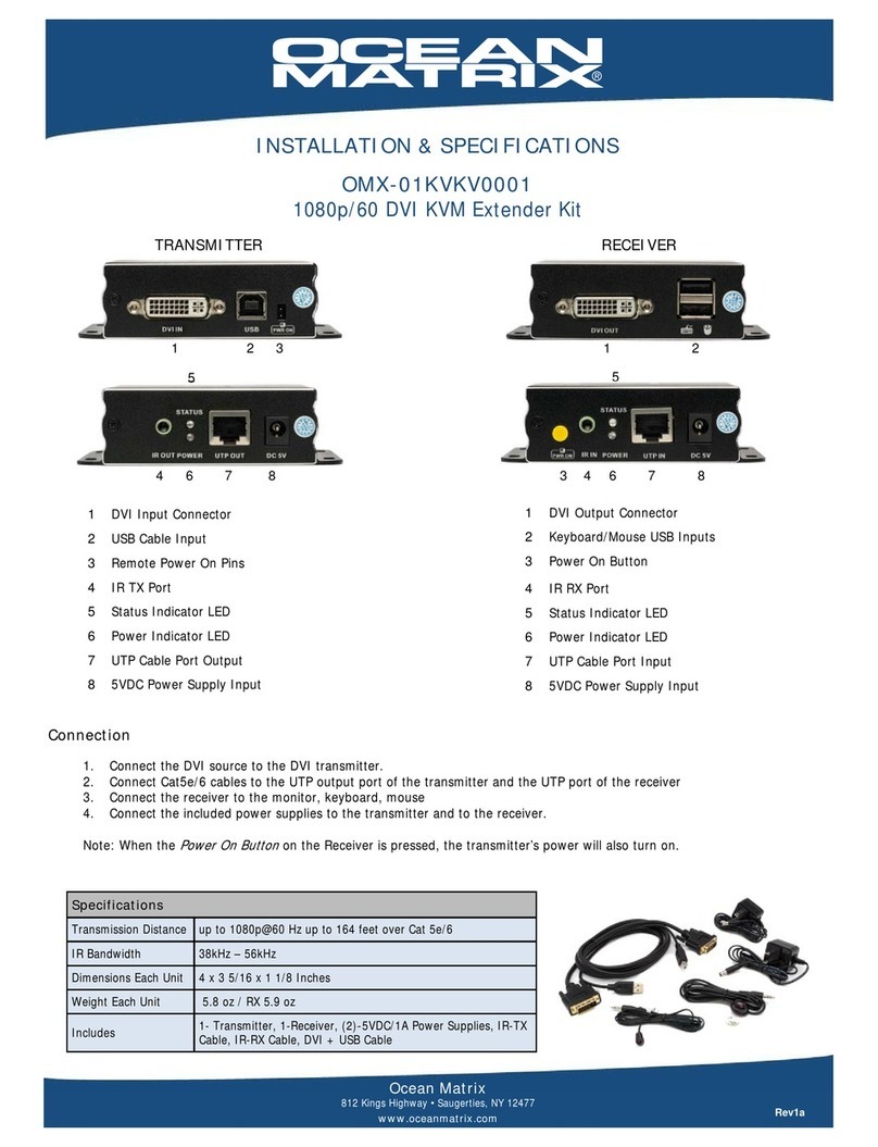 Ocean Matrix OMX-01KVKV0001 User manual