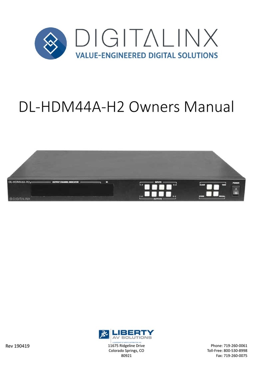 LIBERTY AV SOLUTIONS DIGITALINX DL-HDM44A-H2 User manual